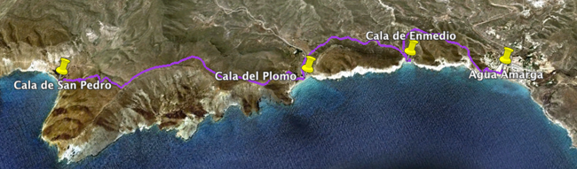 Integral del Cabo de Gata. Etapa 5. Cala de San Pedro - Agua Amarga