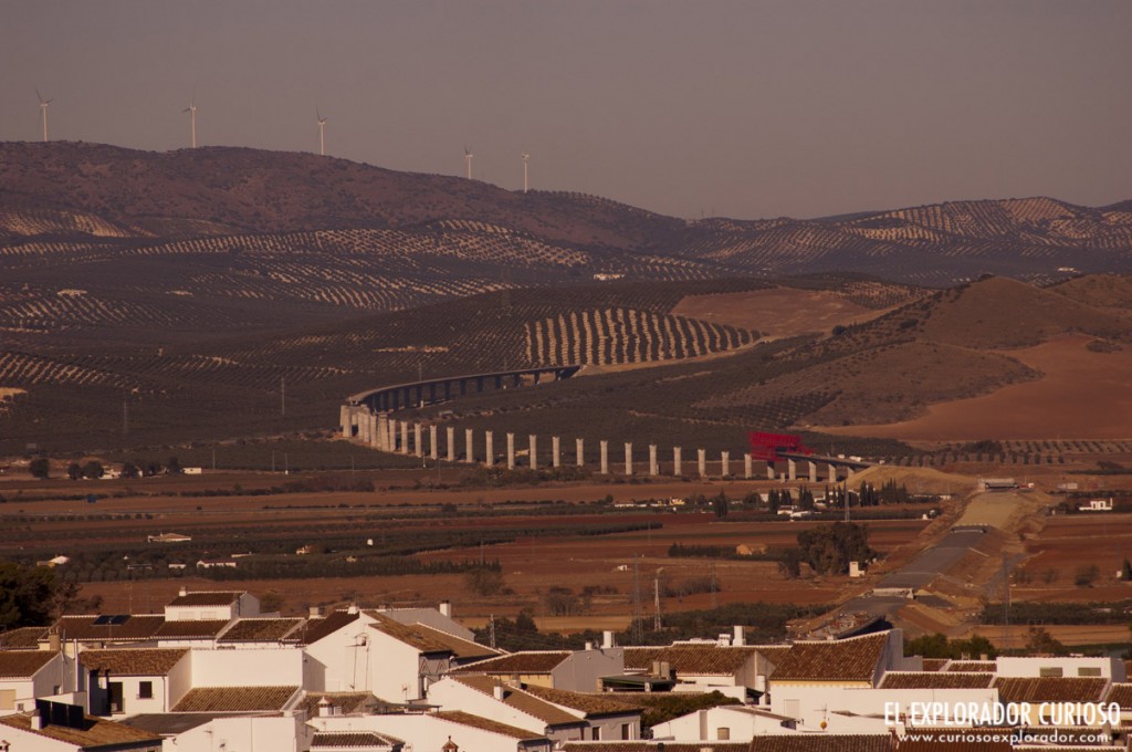 Vega de Antequera y obras del AVE